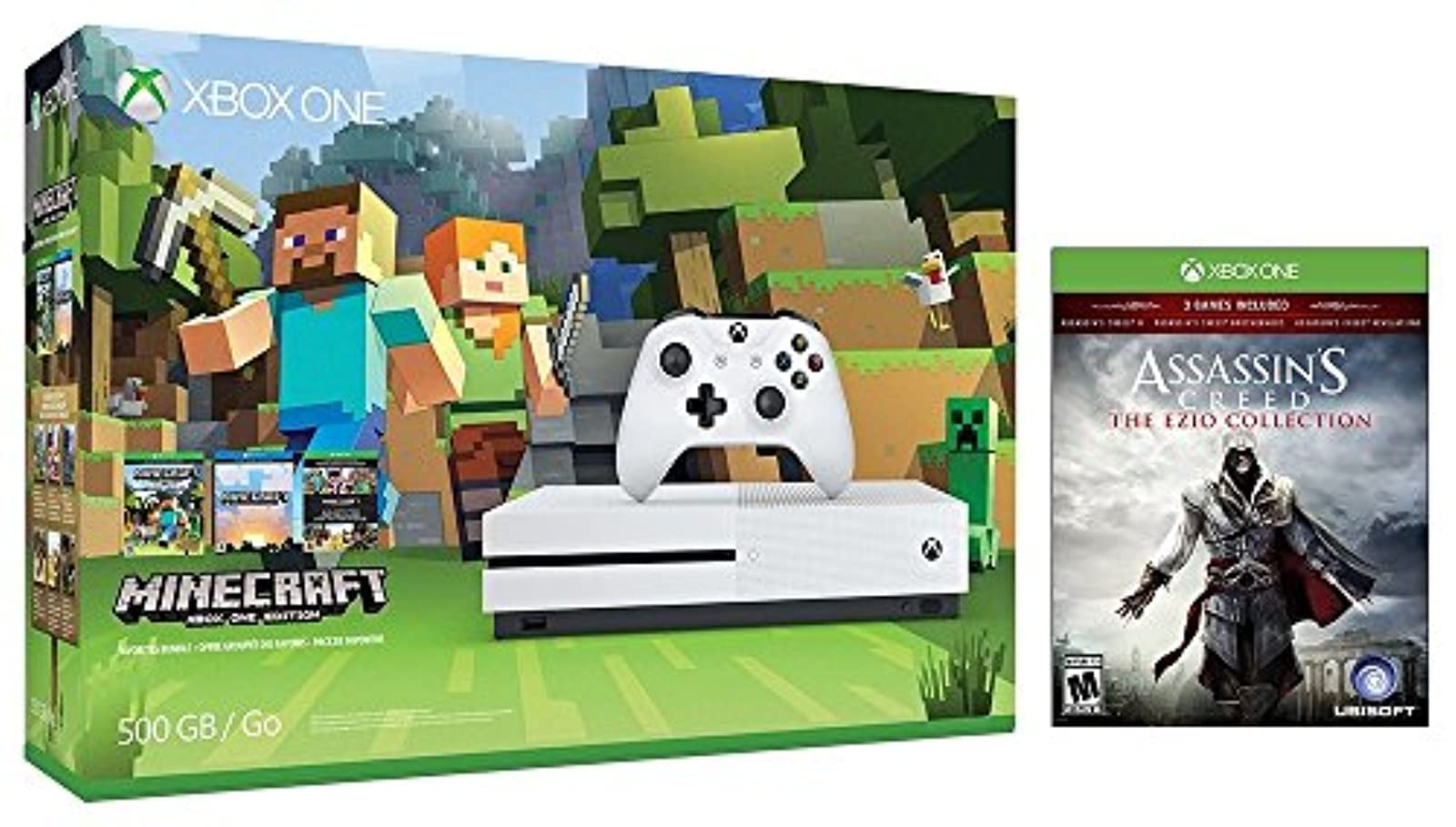 Xbox One S 1 TB Minecraft マスター コレクション同梱版 (234-00670) mxn26g8 Microsoft Xbox One S 1TB Minecraft Bundle - Exclusive Edition